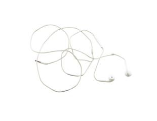 Headphones isolated on a white background