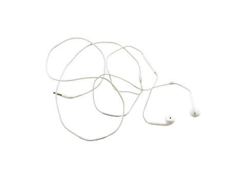 Headphones isolated on a white background