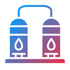 Vector Design Oil Refinery Icon Style