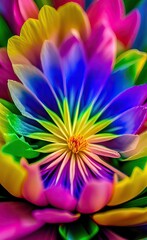 Fototapeta na wymiar flower background created with Generative AI technology