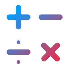 Obraz premium Vector Design Mathematics Icon Style