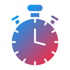 Vector Design Stopwatch Icon Style