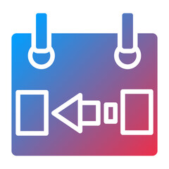 Vector Design Yesterday Icon Style