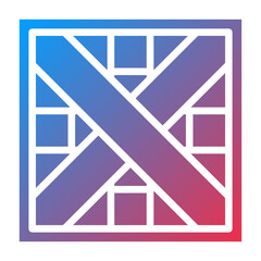 Vector Design Wooden Box Icon Style