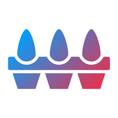 Vector Design Egg Carton Icon Style