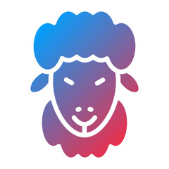 Vector Design Sheep Icon Style