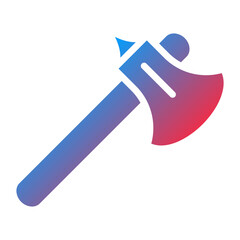 Vector Design Axe Icon Style