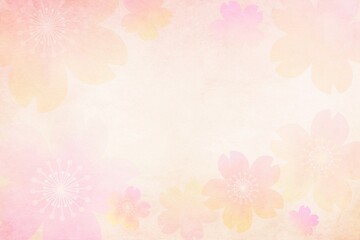 桜の花の和風背景 ピンクの春の壁紙
