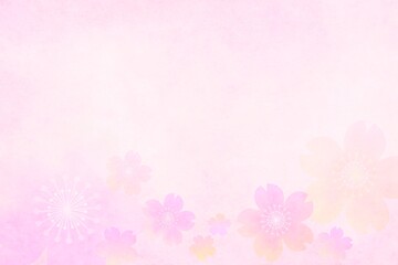 桜の花の和風背景 ピンクの春の壁紙