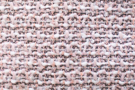 Fabric tweed texture, background.  
Tweed real fabric texture seamless pattern. 