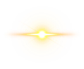 lens flare golden light dust particle magic style