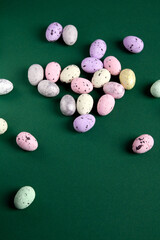 photo colored foam quail eggs