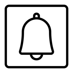 notification line icon