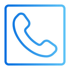 phone gradient icon