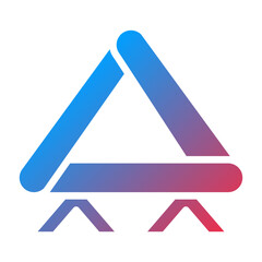Vector Design Triangle Icon Style