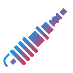 Vector Design Spark Plug Icon Style