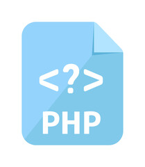 File formats vector icon illustration | PHP