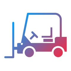 Vector Design Forklift Icon Style