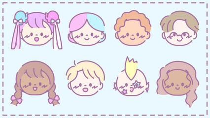 ★地球の人間イラスト★