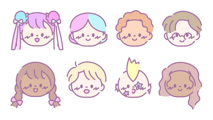 ★地球の人間イラスト★PNG