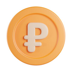 Ruble 3D Icon
