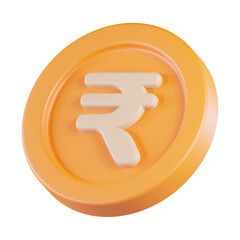 Rupee Coin Currency 3D Icon