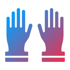 Vector Design Working Gloves Icon Style