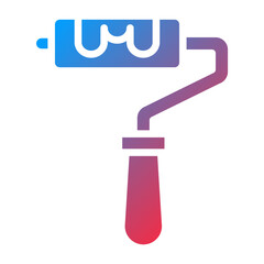 Vector Design Paint Roller Icon Style
