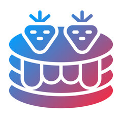 Vector Design Pancake Icon Style