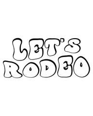 Let's Rodeo design
