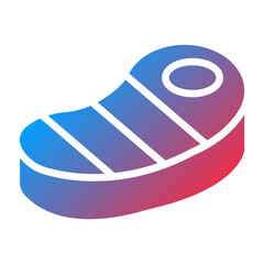 Vector Design Steak Icon Style