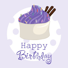 Happy National Ice Cream Day card. A waffle cone with various fruit ice cream scoops. Gelato or sorbet in hand. Vector square banner in flat cartoon style.