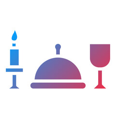 Vector Design Dinner Icon Style