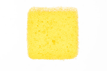 Bright yellow fruit jelly square