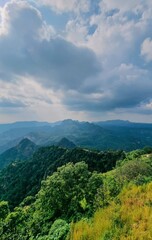 landscape with clouds