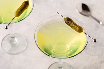 Dill Pickle Martini Vodka.