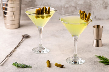 Dill Pickle Martini Vodka.