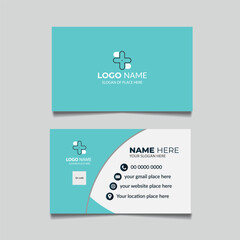 Medical healthcare business card template