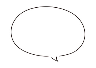 ペンの手描き吹き出し