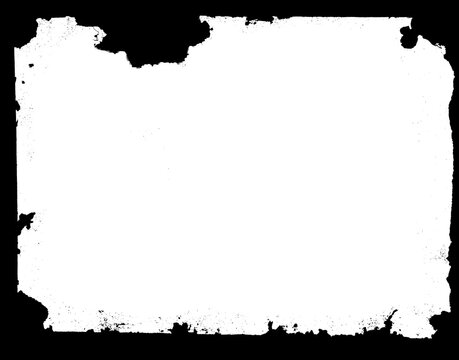 grunge border PNG transparent