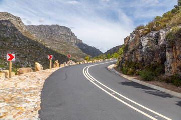 The Bain's Kloof Pass near Welington in the Western Cape of South Africa