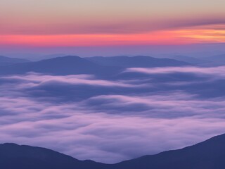 Obraz premium photo of sunset clouds mountains macedonia