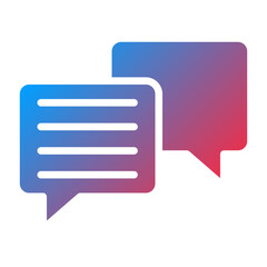 Vector Design Chat Icon Style