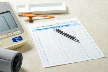 血圧測定　健康維持のイメージ
