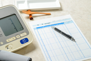 血圧測定　健康維持のイメージ