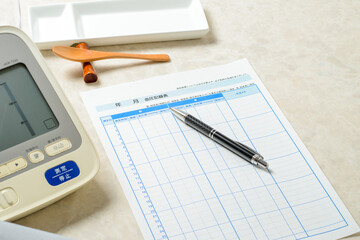 血圧測定　健康維持のイメージ