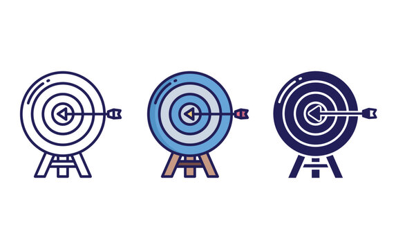 Aim vector icon