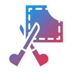Vector Design Cutting Clothes Icon Style