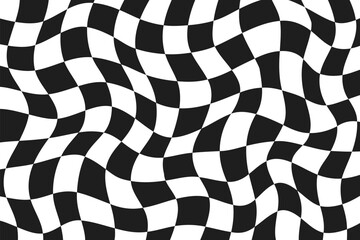 Obraz premium Psychedelic style of Abstract groovy background vector illustration