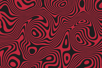 Psychedelic style of Abstract groovy background vector illustration